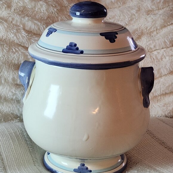 Vintage Caffè Jar Hand Made in Italy & Hand Painted by Ceramiche Il Ponte, Prop - Picture 3 of 4